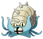 Ken Sugimori Artwork of Omastar