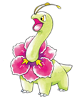 Ken Sugimori Artwork of Meganium