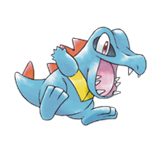 Ken Sugimori Artwork of Totodile