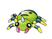 Ken Sugimori Artwork of Spinarak