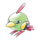 Ken Sugimori Artwork of Natu