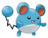 Ken Sugimori Artwork of Marill