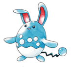 Ken Sugimori Artwork of Azumarill