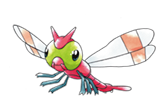 Ken Sugimori Artwork of Yanma