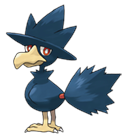 Ken Sugimori Artwork of Murkrow