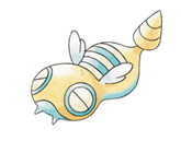 Ken Sugimori Artwork of Dunsparce
