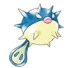 Ken Sugimori Artwork of Qwilfish