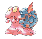Ken Sugimori Artwork of Magcargo