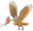 Ken Sugimori Artwork of Fearow