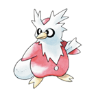 Ken Sugimori Artwork of Delibird