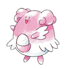 Ken Sugimori Artwork of Blissey