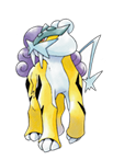 Ken Sugimori Artwork of Raikou