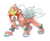 Ken Sugimori Artwork of Entei