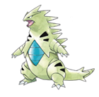 Ken Sugimori Artwork of Tyranitar