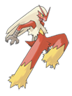 Ken Sugimori Artwork of Blaziken