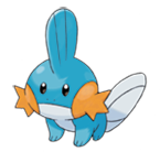 Ken Sugimori Artwork of Mudkip
