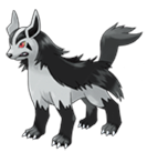 Ken Sugimori Artwork of Mightyena