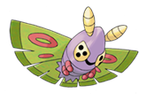 Ken Sugimori Artwork of Dustox