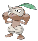 Ken Sugimori Artwork of Nuzleaf