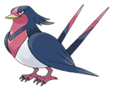 Ken Sugimori Artwork of Swellow