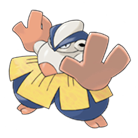 Ken Sugimori Artwork of Hariyama