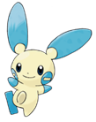 Ken Sugimori Artwork of Minun