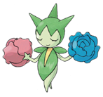 Ken Sugimori Artwork of Roselia