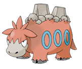 Ken Sugimori Artwork of Camerupt