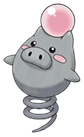 Ken Sugimori Artwork of Spoink