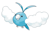 Ken Sugimori Artwork of Swablu