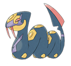 Ken Sugimori Artwork of Seviper