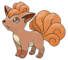 Ken Sugimori Artwork of Vulpix