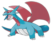 Ken Sugimori Artwork of Salamence