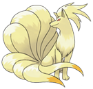 Ken Sugimori Artwork of Ninetales