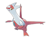 Ken Sugimori Artwork of Latias