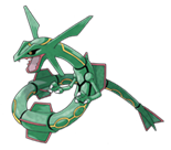 Ken Sugimori Artwork of Rayquaza