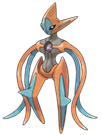 Ken Sugimori Artwork of Deoxys (Attack)